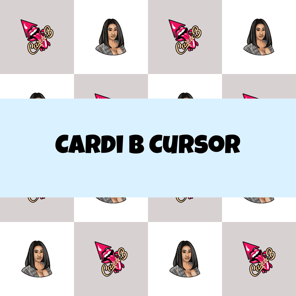 Preview Cardi B cursor custom cursor pack